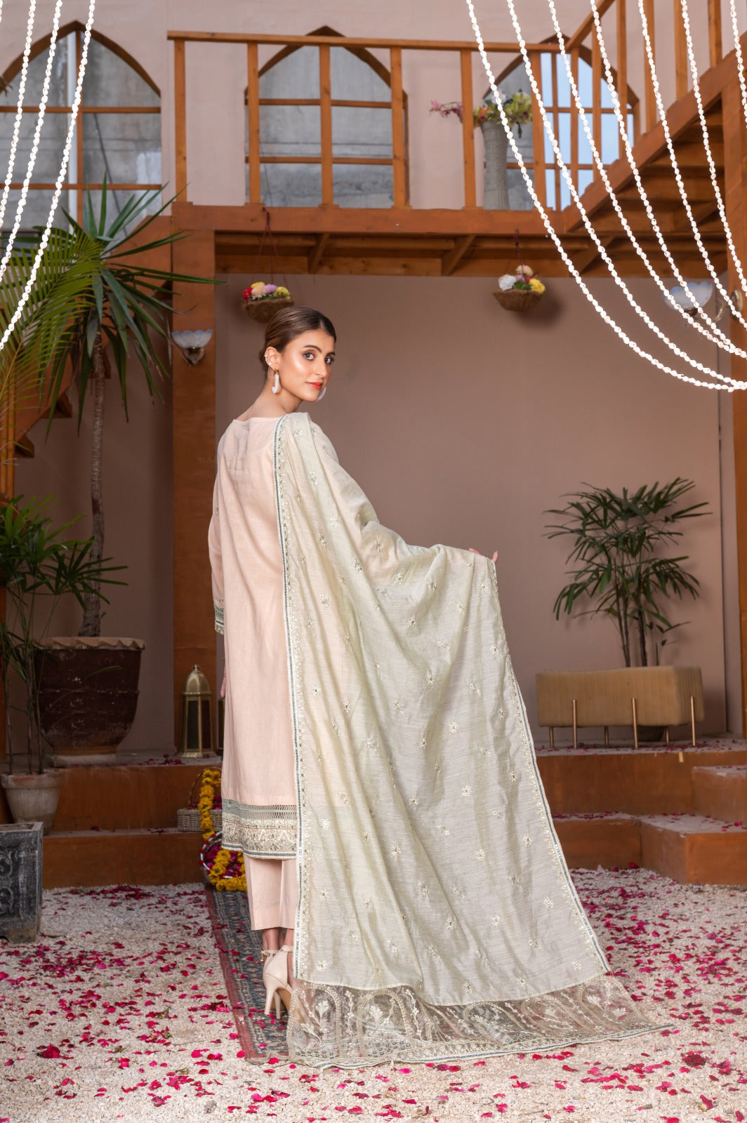 Roshanay Blush | Lawn - Embroidered