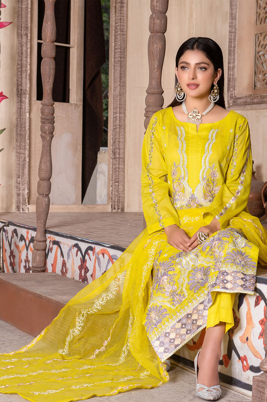 Mehr-e-Zar | Lawn - Embroidered