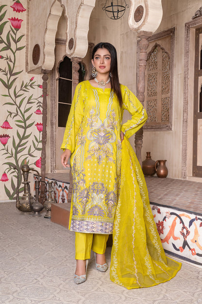 Mehr-e-Zar | Lawn - Embroidered