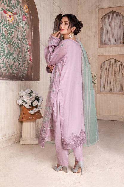 Lavender Noor | Lawn - Embroidered
