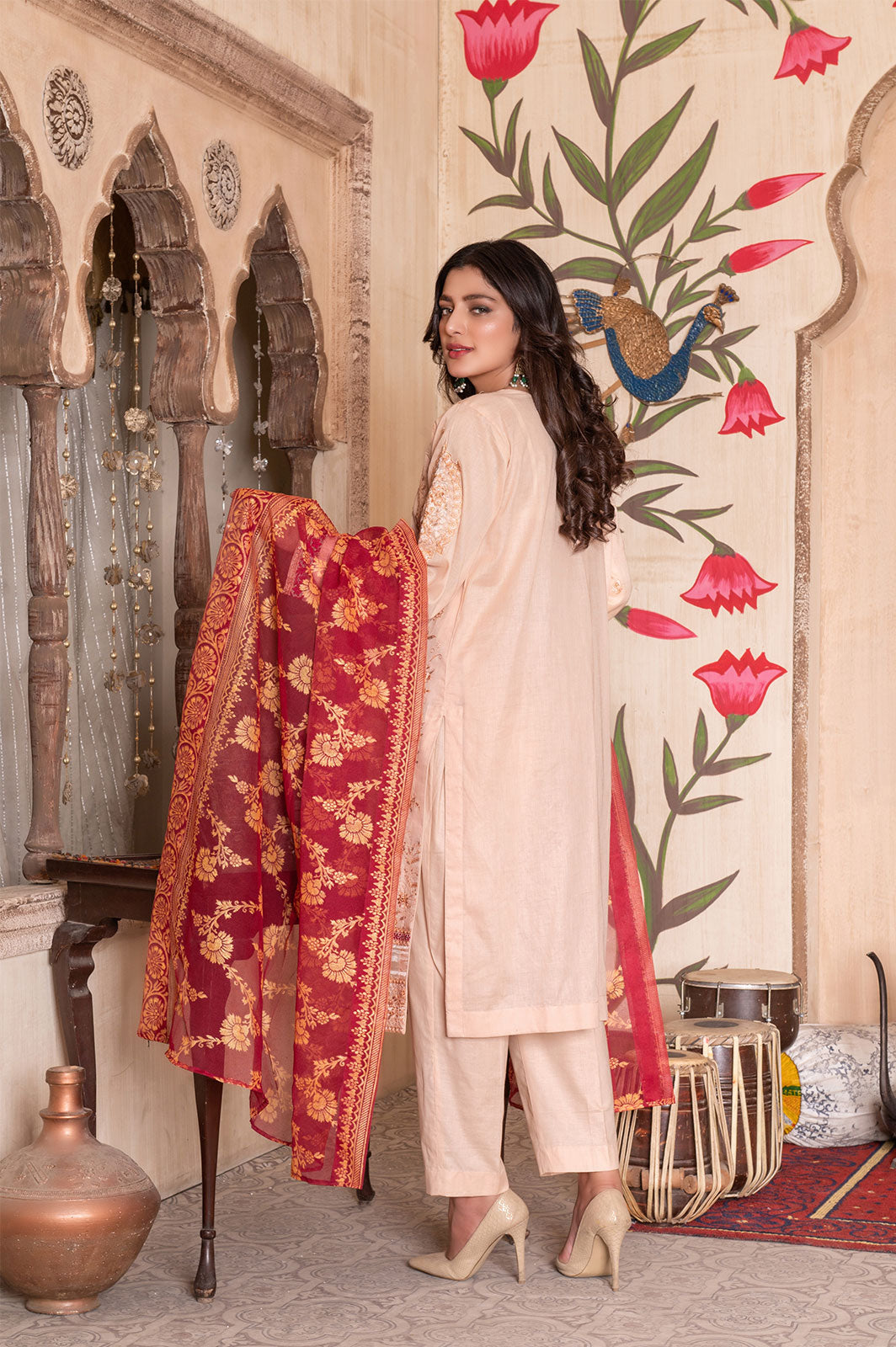 Zarqa | Lawn - Embroidered